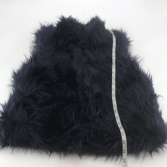 Ci Sono Retro 70’s Faux Fur Penny Lane Ombre Cozy Plush Vest Jacket - Picture 15 of 16